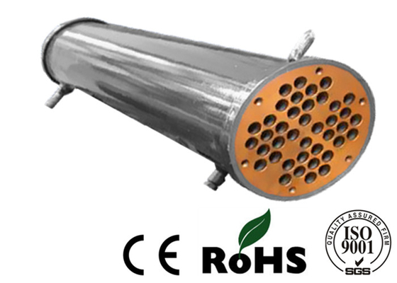 Scambiatore di calore del condensatore dell'acciaio inossidabile di SS316L con il materiale della metropolitana della lega di nichel di rame